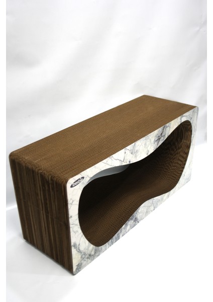 Kedi Tırmalama Kanepesi Karton Kedi Tırmalama Yatay Tırmalama- Xlarge (68X24X33 Cm)- 3D Mermer Desen fiyatları