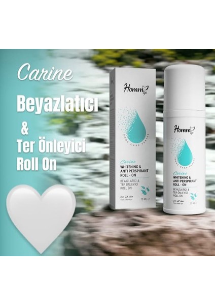 Homm Bitkisel Carıne Beyazlatıcı & Terleme Önleyici Roll On
