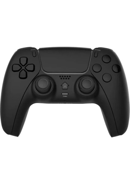 P4 Plus Bluetooth Titreşimli Ps4/ ps5 Uyumlu Pc Telefon Joystick Kablosuz Oyun Kolu Siyah