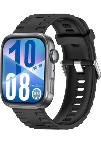 Huawei Watch Fit 4 Pro/fit 4/fit 3 ile Uyumlu Kordon Tam Uyumlu Pimli Lansman Silikon Kayış