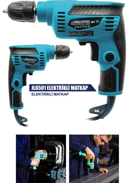Ibeltech JL6501 Elektrikli 6.5mm 380 Watt Matkap