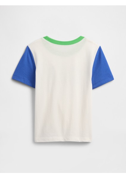 Erkek Bebek Beyaz Gap Logo T-Shirt modelleri