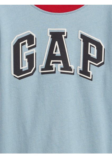Erkek Bebek Mavi Gap Logo T-Shirt fiyatları