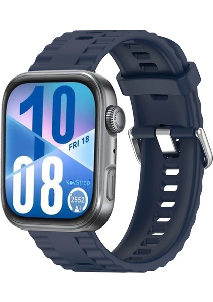 Huawei Watch Fit 4 Pro/fit 4/fit 3 ile Uyumlu Kordon Tam Uyumlu Pimli Lansman Silikon Kayış