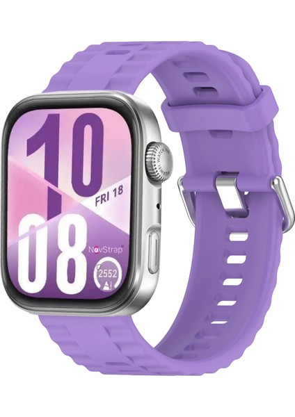 Huawei Watch Fit 4 Pro/fit 4/fit 3 ile Uyumlu Kordon Tam Uyumlu Pimli Lansman Silikon Kayış