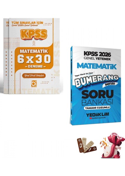 2026 Kpss Matematik Bumerang Çözümlü Soru Bankası ve Deneme Seti
