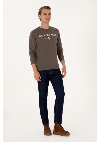 Erkek Vizon Sweatshirt 50313743-VR052 fırsatları