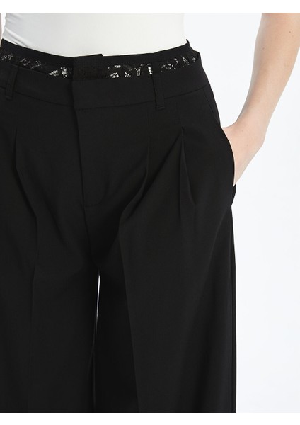 Yeni Sezon Loose Fit Pileli Kadin Pantolon - S5NQ60Z8