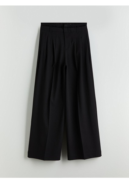 Yeni Sezon Loose Fit Pileli Kadin Pantolon - S5NQ60Z8