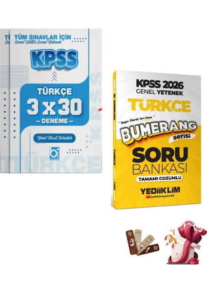 2026 Kpss Türkçe Bumerang Çözümlü Soru Bankası ve Deneme Seti Big