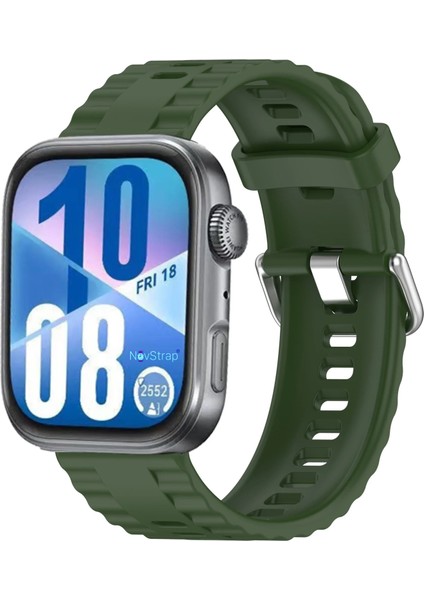 Huawei Watch Fit 4 Pro/fit 4/fit 3 ile Uyumlu Kordon Tam Uyumlu Pimli Lansman Silikon Kayış