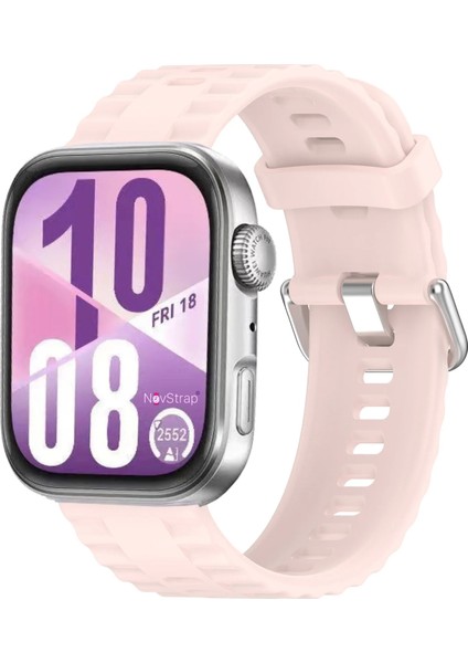 Huawei Watch Fit 4 Pro/fit 4/fit 3 ile Uyumlu Kordon Tam Uyumlu Pimli Lansman Silikon Kayış