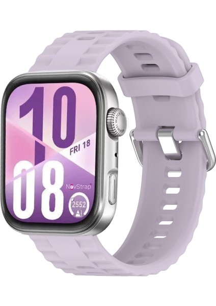 Huawei Watch Fit 4 Pro/fit 4/fit 3 ile Uyumlu Kordon Tam Uyumlu Pimli Lansman Silikon Kayış