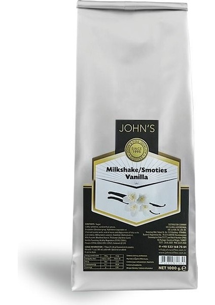 John's Vanilyalı Milkshake Tozu 250 gr