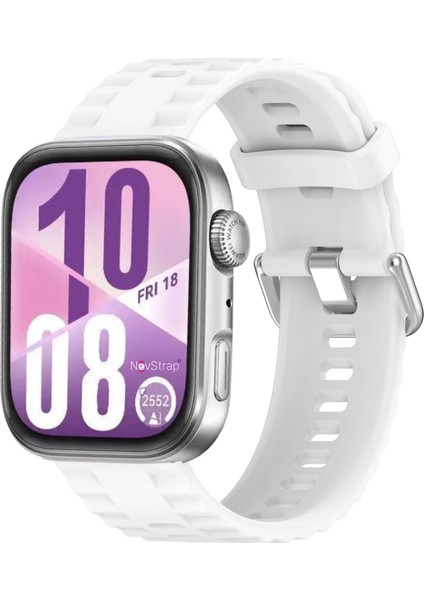 Huawei Watch Fit 4 Pro/fit 4/fit 3 ile Uyumlu Kordon Tam Uyumlu Pimli Lansman Silikon Kayış