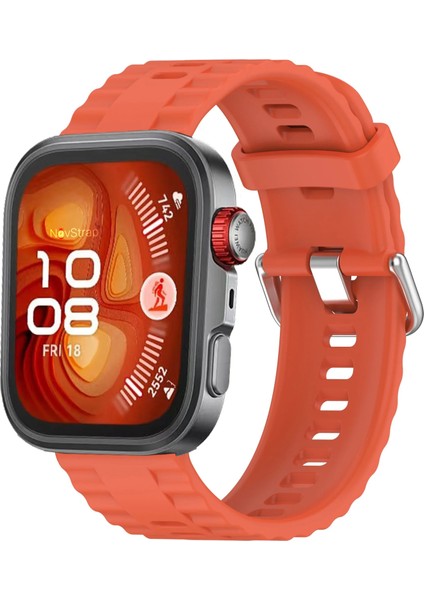 Huawei Watch Fit 4 Pro/fit 4/fit 3 ile Uyumlu Kordon Tam Uyumlu Pimli Lansman Silikon Kayış