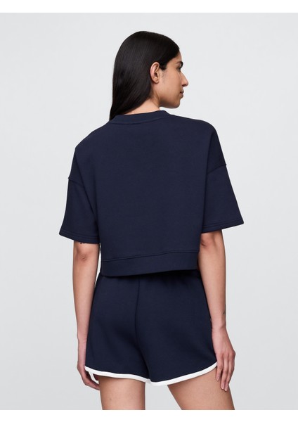 Kadın Lacivert Vintagesoft Oversized Sweatshirt fırsatları