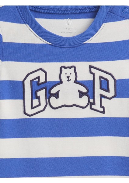 Bebek Mavi Baby Logo Raglan Tulum fiyatları