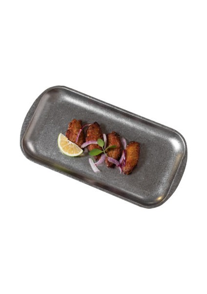 Açık Büfe Retro Sunum Tabağı 41*23 cm