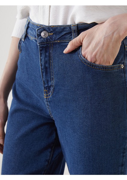 Yeni Sezon Dar Fit Kadin Jean Kapri - S5J652Z8 modelleri