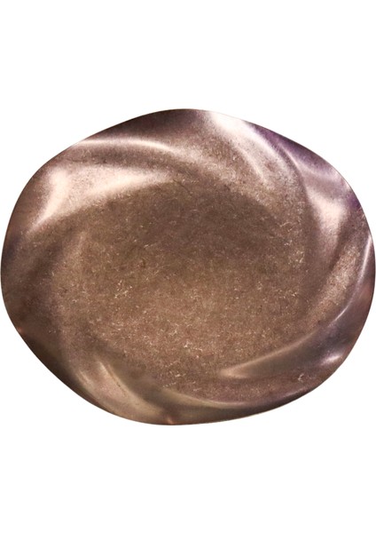 Açık Büfe Retro Sunum Tabağı Bakır 28 cm