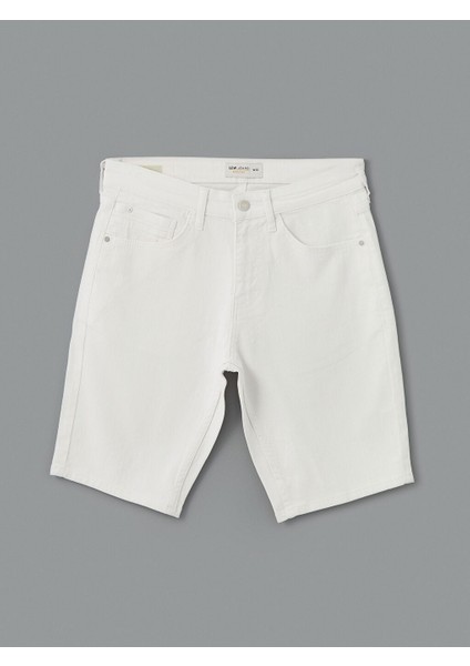 Yeni Sezon Slim Fit Erkek Jean Sort - S5K992Z8 indirimleri
