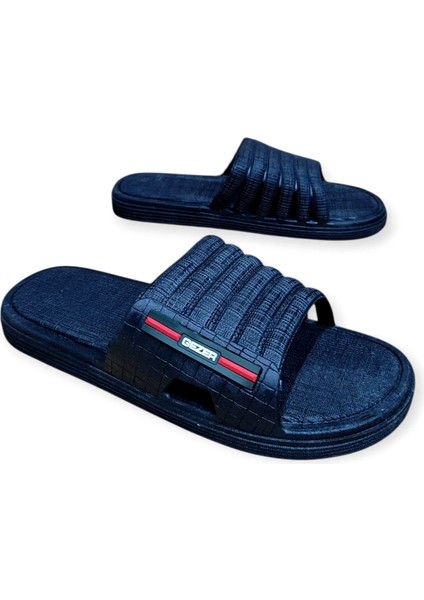 Siyah Kaymaz Taban Plaj Havuz Banyo Erkek Günlük Terlik modelleri