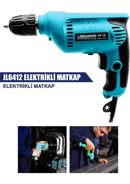 Ibeltech JL6412 10 mm 450 Watt Elektrikli Matkap
