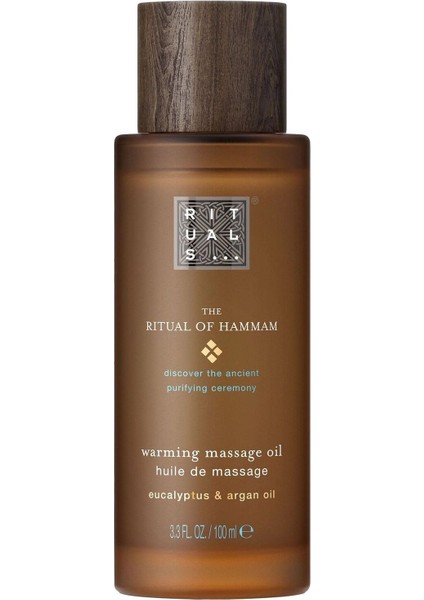 The Rıtual Of Hammam Isınma Masaj Yağı, 100ML, Argan ve Okaliptüs