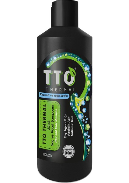 Tto Black Saç ve Vücut Şampuanı 400+100 ml 2 Adet fırsatları