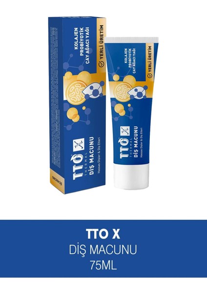 Tto x Probiyotik Diş Macunu 75 ml
