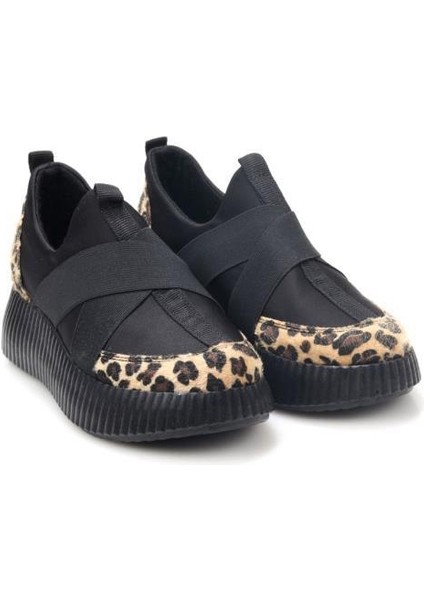 Fendii 02994 Bağcıksız Yüksek Taban Kadın Spor Ayakkabı modelleri