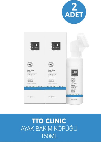 Tto x Ayak Bakım Köpüğü 150 ml 2 Adet