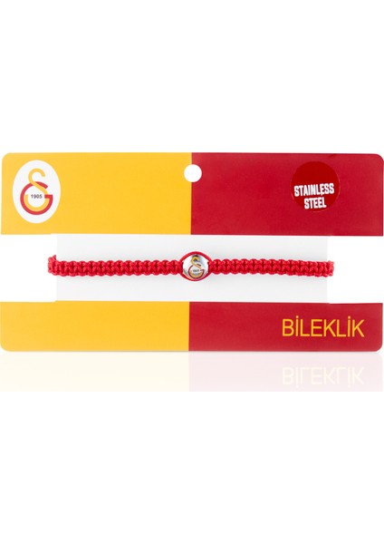 Galatasaray Gs Logolu Çelik Makrome Bileklik U251431