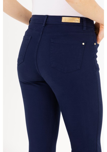 Kadın Lacivert Pantolon (Kanvas-Chino) 50263208-VR033