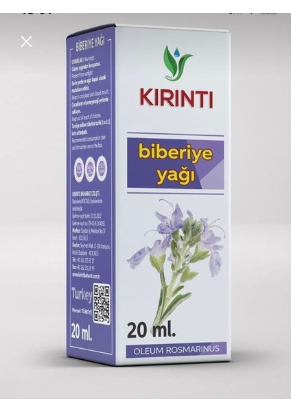 Biberiye Yağı 20ML