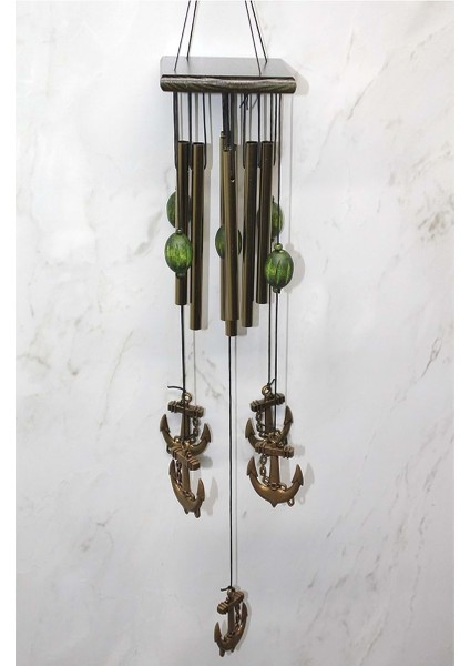 Çapa Tasarım Metal Rüzgar Çanı 70 cm