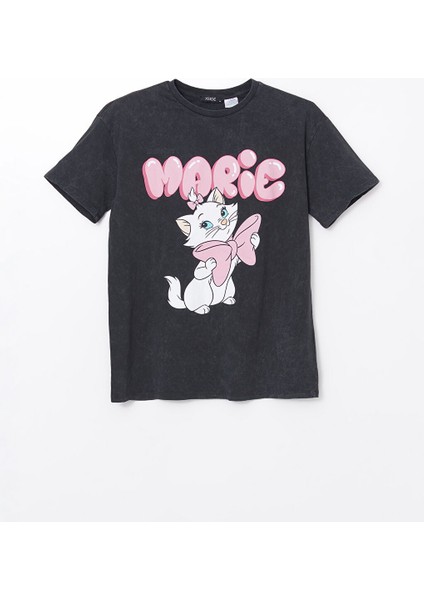 Yeni Sezon Bisiklet Yaka Aristocats Baskili Kadin Tisort - S5GV87Z8 indirimleri