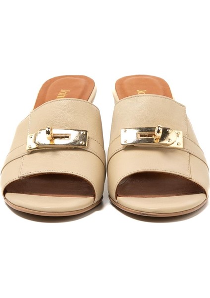 Kadın Terlik MAR-25Y-166-2025 John May Krem