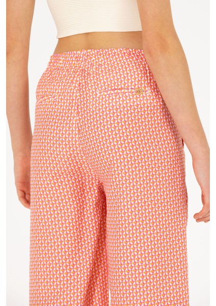 Kadın Fuşya Pantolon (Kanvas-Chino) 50263201-VR023