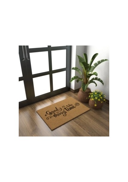 Dekoratif Dijital Baskılı Özel Tasarım Kapı Önü Paspası 109