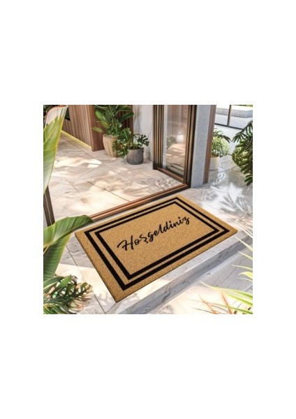 Dekoratif Dijital Baskılı Özel Tasarım Kapı Önü Paspası 95