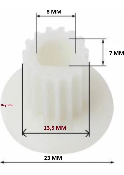 Arçelik K2710 Dişli Ekmek Yapma Makinesi Motor Dişlisi fiyatları