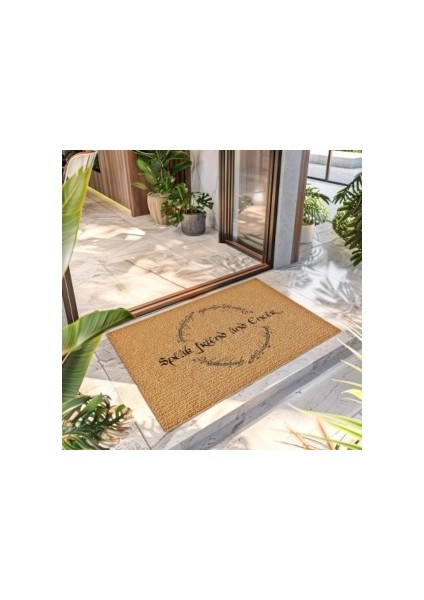 Dekoratif Dijital Baskılı Özel Tasarım Kapı Önü Paspası 165