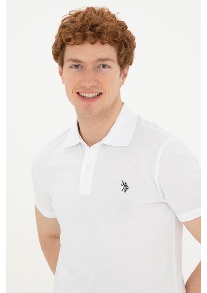 U.s. Polo Assn. Polo Yaka Beyaz Erkek T-Shirt GTP04IY024 Dmls fiyatları