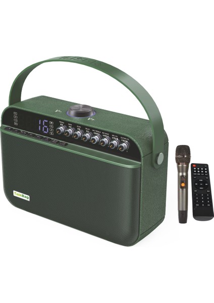 Talkbag Tb-100b 120 Watt Uhf El Telsiz Mikrofonlu Taşınabilir Hoparlor