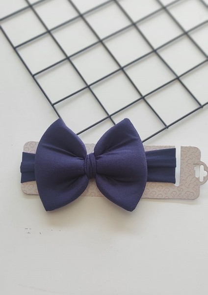 Büyük Fiyonklu Kız Bebek / Çocuk Saç Bandı Lacivert fiyatları