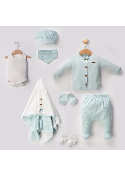 Yenidoğan Hastane Çıkış Seti 8 Parça