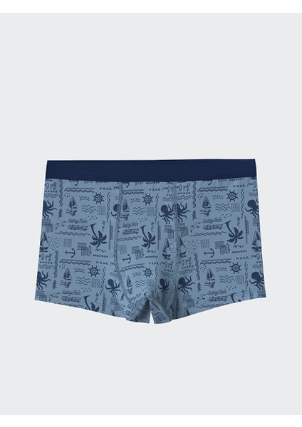 Yeni Sezon Baskili Erkek Cocuk Boxer 3'lu - S5HN68Z4