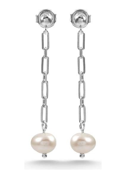 Palmira Gümüş İnci Küpe